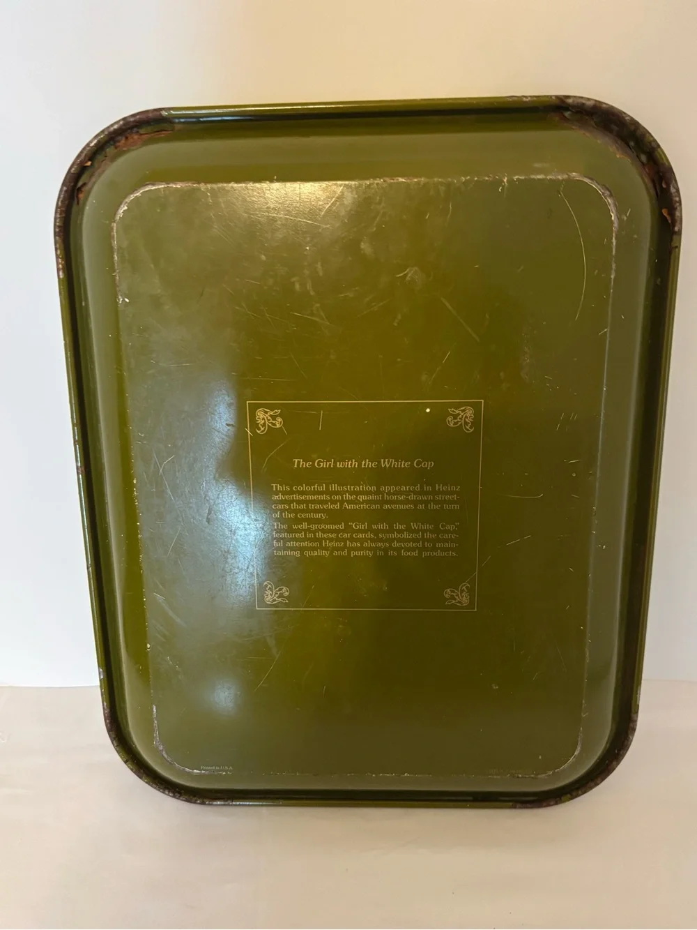 Vintage Rusty Kitchy Cottagecore Collectable Heinz Decor Tray